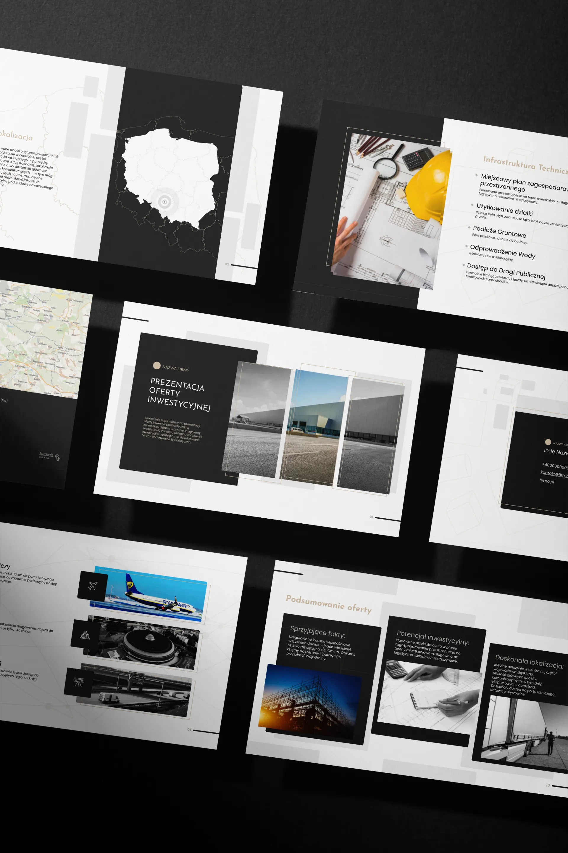 Realizacja pracy w portfolio - współpraca z firmą Działki Inwestycyjne